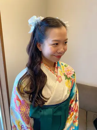 ロング ヘアアレンジ ENIF ヤマグチアツコのヘアスタイル