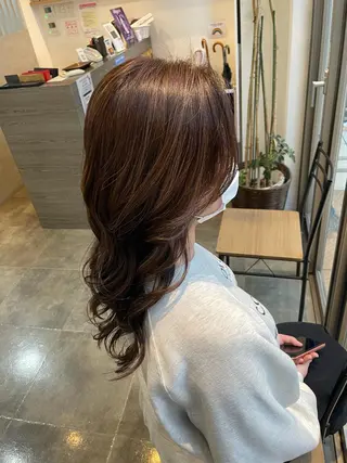 ロング 韓国レイヤー/髪質 改善/縮毛🤍吉田のヘアスタイル