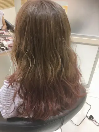 ロング カラー 永井 大希のヘアスタイル