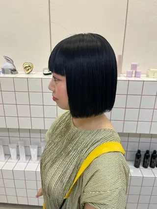 カラー 🌼花屋併設🌼 木下奈々望のヘアスタイル