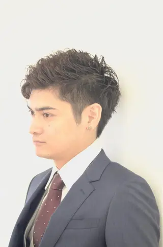 ショート パーマ メンズ Reir_吉祥寺 バンレイカのヘアスタイル