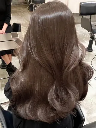 ロング カラー 韓国レイヤー🤍 髪質改善seriraのヘアスタイル