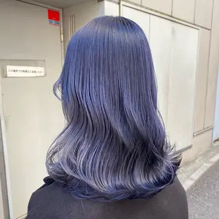 セミロング カラー 💗艶髪透明感カラー 💗DAIKI💗のヘアスタイル