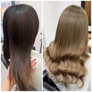 ロング カラー MAKO ❤️🔥NEXTのヘアスタイル