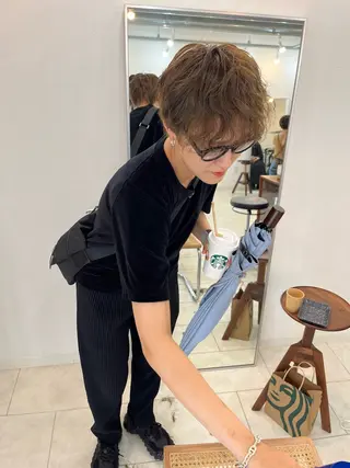 ショート パーマ NOUN所属・eri kinjoのヘアスタイル