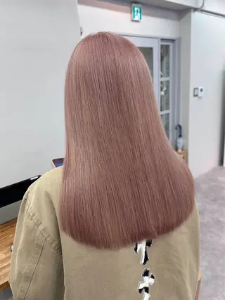 ロング カラー ミルクティーベージュ 💫HARUTOのヘアスタイル