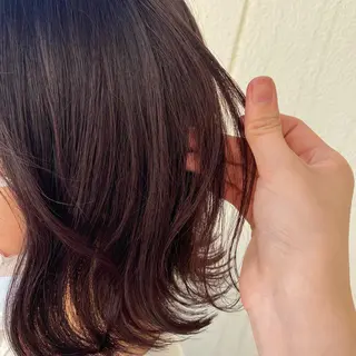 ミディアム カラー 個性派/ブリーチ *ほのかのヘアスタイル