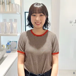 ミディアム カラー パーマ お洒落パーマ/ 艶カラー/michiのヘアスタイル