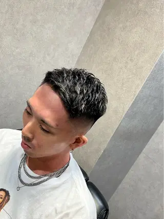 ショート CuMARi所属・予約の95%パーマ 🌈men's専門店のヘアスタイル