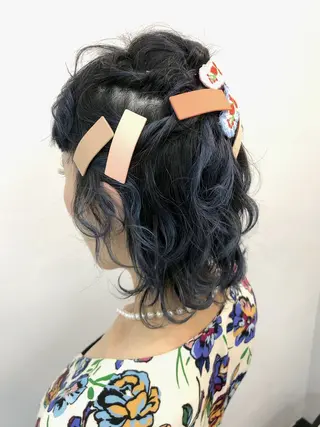 カラー THE REMMY ユミザのヘアスタイル