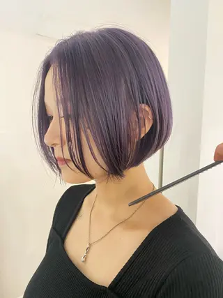 ショート CHIBA/マンツー マン/艶髪と透け感のヘアスタイル