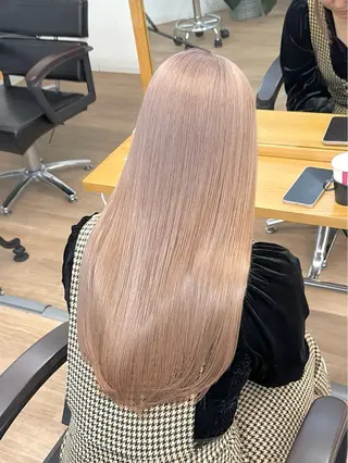 ロング カラー nico TOKYO 渋谷所属・ブリーチ　ハイトーン 特化🌈フジタハルキのヘアスタイル