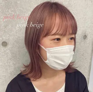 ミディアム フクダ ジュリのヘアスタイル