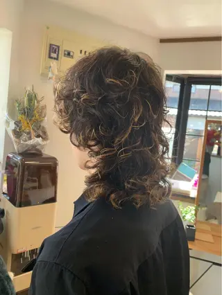 パーマ メンズ 小林 由里香のヘアスタイル