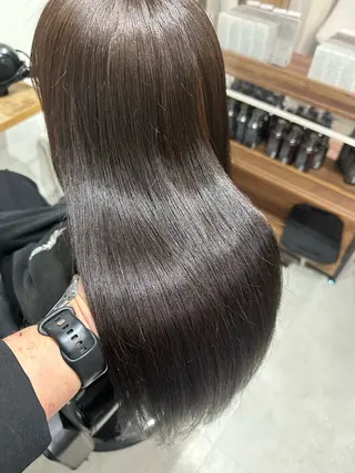 ロング 銀座⚜️【脱白髪染め 美髪矯正】トグチのヘアスタイル