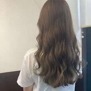 セミロング カラー hair salon mtm所属・🕊mtm🫧梅田/ 定額制/透明感/艶髪のヘアスタイル
