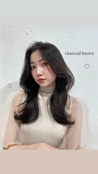 カラー AO所属・RISAKO 艶髪モテヘア🎀府中のヘアスタイル