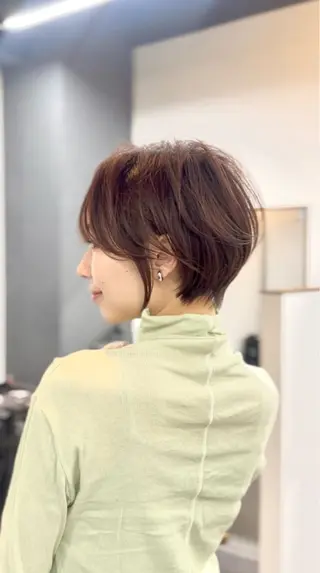 ショート カラー 表参道【髪質改善】 宮嶋勇太のヘアスタイル