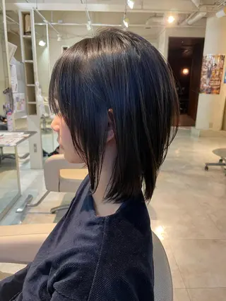 ミディアム 本田 卓也のヘアスタイル