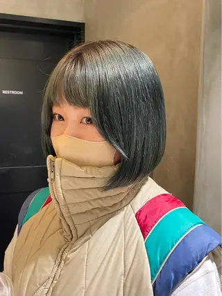ショート カラー デザインカラー❤︎ イシイレイのヘアスタイル