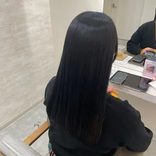 セミロング カラー 髪質改善&ヘアケア /菊池琉那のヘアスタイル