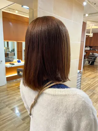 ミディアム のりなが れおのヘアスタイル