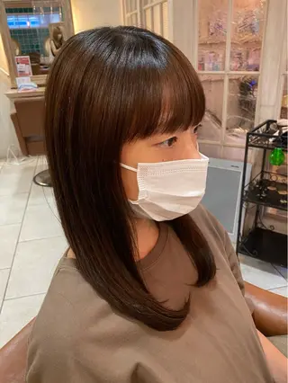 ロング amie by afloat(エイミーバイアフロート)所属・井上 日菜乃のヘアスタイル