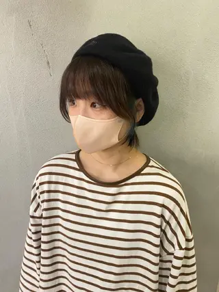 ショート カラー 舟橋 りんかのヘアスタイル