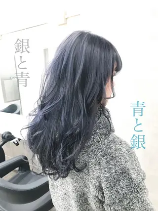 ロング カラー ヘアアレンジ TONE所属・透明感カラー/ 韓国ヘア/縮毛矯正のヘアスタイル