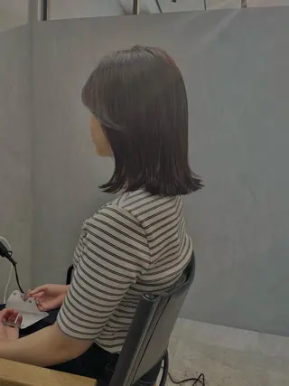 ミディアム Basis 田口豪司のヘアスタイル