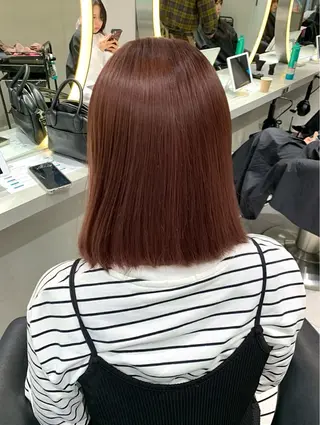 ミディアム カラー ハイトーン特化🤍/ 韓国ボブ / ハルナのヘアスタイル