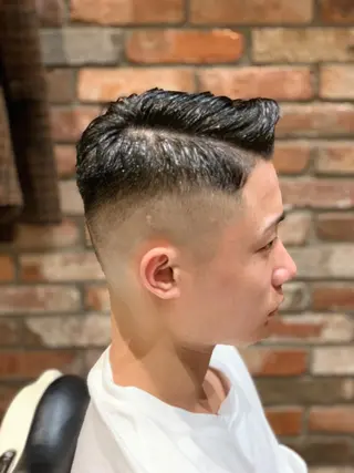 ショート メンズ HIROGINZAプレミアムバーバー赤坂店所属・田中 千恩のヘアスタイル