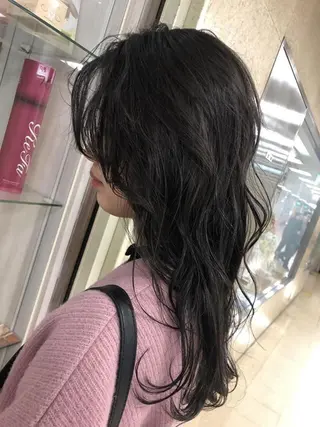 ミディアム カラー 菅村 勇亮のヘアスタイル