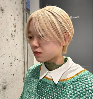 ショート カラー 🦖ミニボブ/ボブ /MOEKA🦕のヘアスタイル