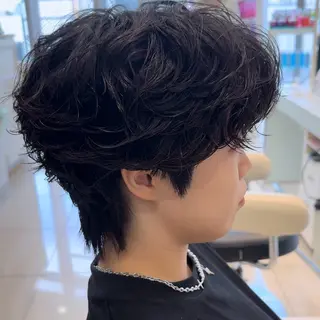 パーマ メンズ メンズ縮毛矯正 ♠️店長下平隼人のヘアスタイル
