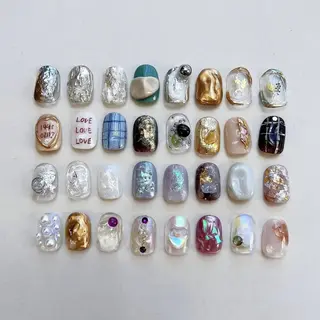 ショート ガレリアエレガンテ栄店所属・ガレリアエレガンテ栄 Minaのネイルデザイン