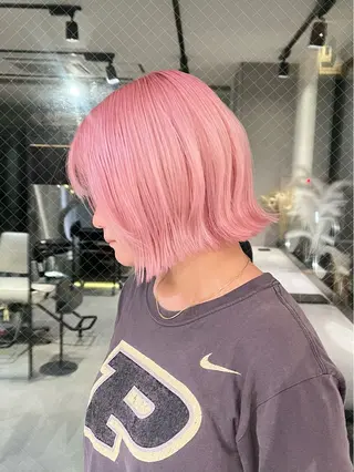 ショート カラー Qin所属・ハイトーン特化 🌟  ミキのヘアスタイル