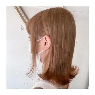 ミディアム カラー ❁⃘ ち だ り さ ❁⃘のヘアスタイル