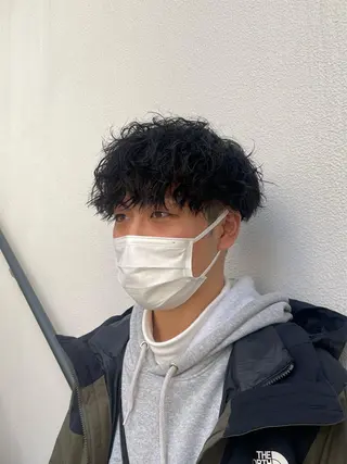 ミディアム パーマ メンズ 渋谷/メンズ特化/ 女子ウケ/FUKAのヘアスタイル