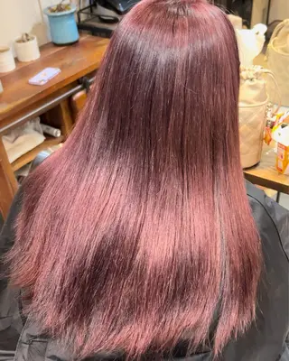 ロング カラー ONE CORE所属・毛谷 嘉明/ブリーチカラーのヘアスタイル