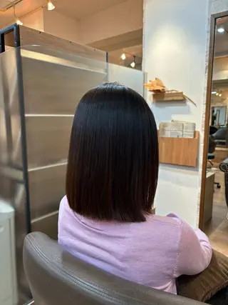 ミディアム 日高 愛華のヘアスタイル