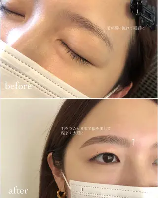 アイブロウ 眉毛　まつ毛パーマ suu梅田のエステ・リラクイメージ