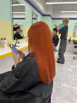 ロング カラー ヘアアレンジ 🎀Girly艶髪カ ラー🎀Harukaのヘアスタイル