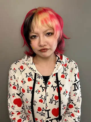 ショート カラー haco＋所属・圧倒的デザイン力 店長🎨RENAのヘアスタイル