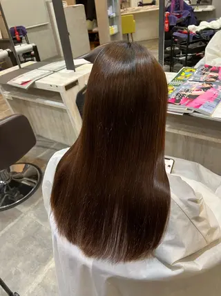 ロング まとまるツヤ髪カット ┆Naruのヘアスタイル