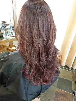 カラー ロング マンツーマン1日2名 様限定Lily高橋✂のヘアスタイル