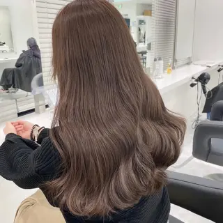 カラー 🤍韓国🤍大人っぽ ベージュ🤍ブラウンのヘアスタイル