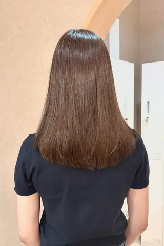 ミディアム 似合わせ/透明感 /レイヤー/りほ🤍のヘアスタイル