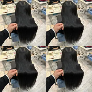 ロング カラー 髪質改善/縮毛矯正/ 韓国ヘア/店長敦士のヘアスタイル