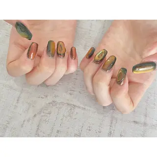 ネイル 𖡼 yumenoのネイルデザイン